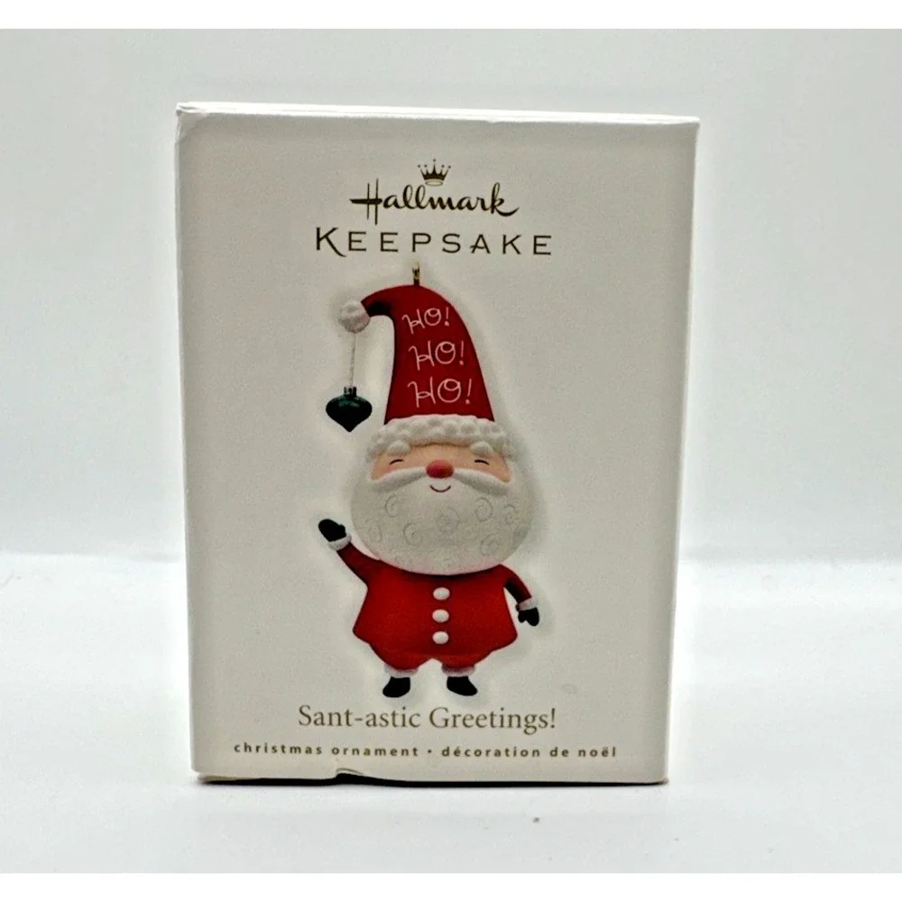 HALLMARK Keepsake 2010 Christmas Ornament Sant-astic Greetings! Ho, Ho, Ho